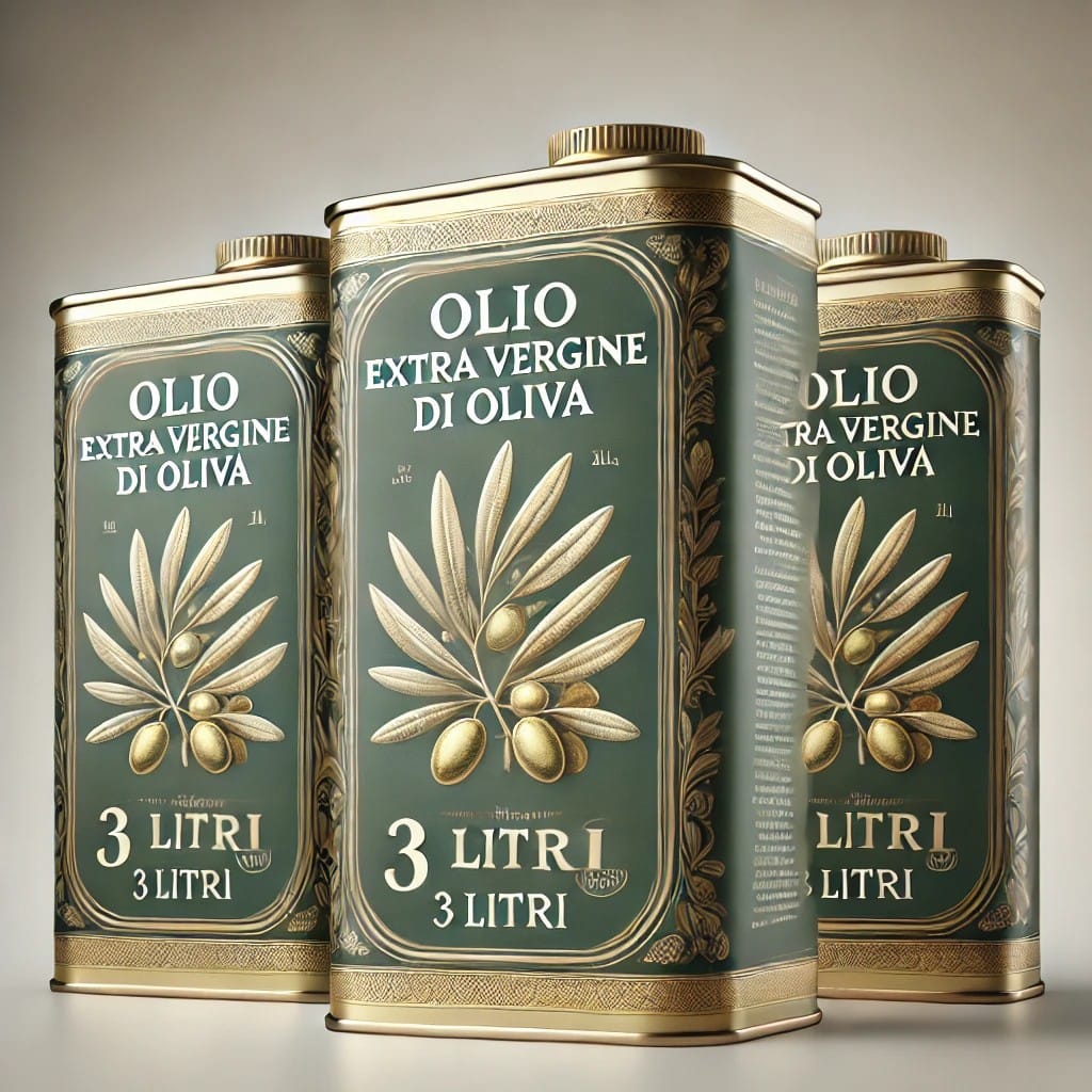 Olio extra vergine di oliva da 3L